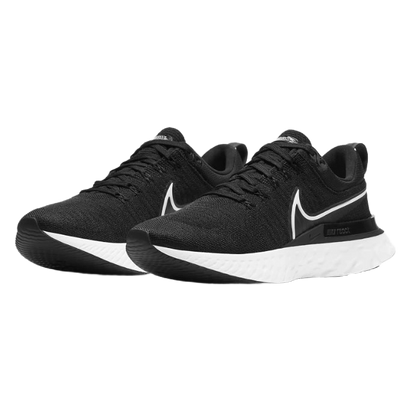 Nike Men's React Infinity Run Flyknit 2 Shoes - Black / White / Iron Grey - Shopsportive