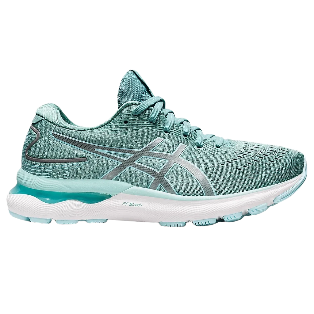 Asics Women's Gel-Nimbus 24 Wide Shoes - Peppermint Green / Sage - Shopsportive