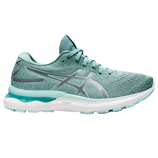 Asics Women's Gel-Nimbus 24 Wide Shoes - Peppermint Green / Sage - Shopsportive