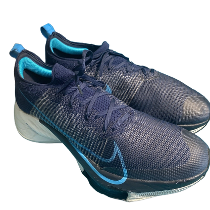 Nike Men's Air Zoom Tempo Next% Flyknit Shoes - College Navy / Platinum Tint / Lagoon Pulse / Chlorine Blue - Shopsportive
