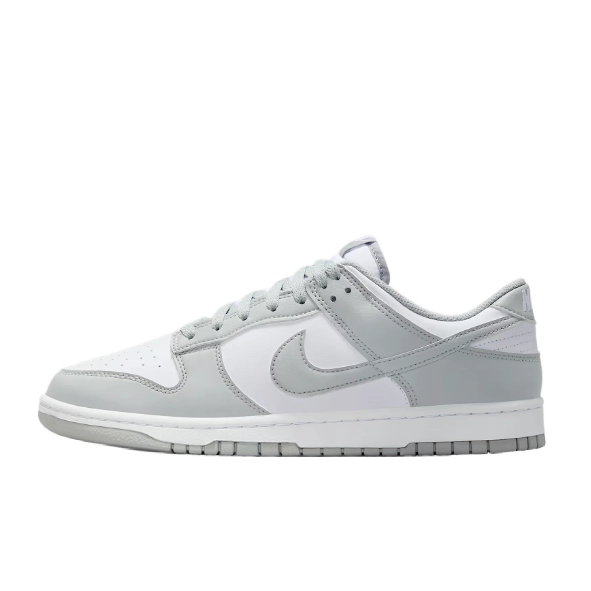 Nike Men's Dunk Low Shoes - White / Light Smoke Grey - Shopsportive