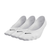 Nike Women's Everyday Lightweight Footie Training Socks (3 Pairs) - White / Black - Shopsportive