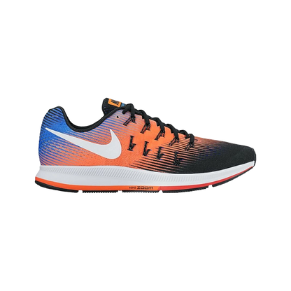 Nike Men's Air Zoom Pegasus 33 Shoes - Black / Hyper Orange / Blue - Shopsportive