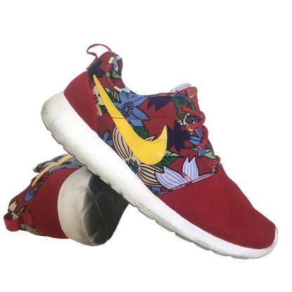 Nike Women's Roshe One Print 'Aloha Pack' Shoes - University Red / Tour Yellow / Sail - Shopsportive