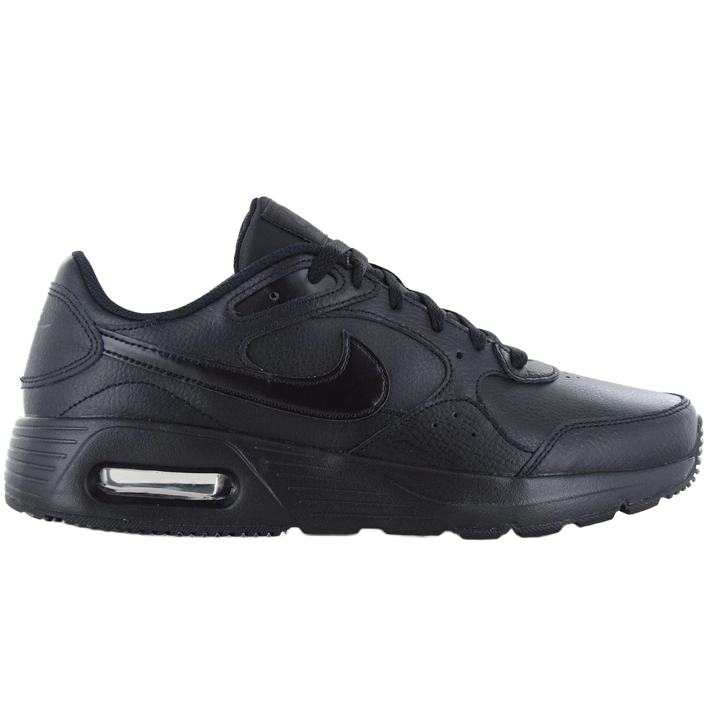 Nike Men's Air Max Sc Leather Shoes - Black / Black / Black - Shopsportive