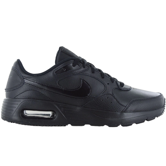 Nike Men's Air Max Sc Leather Shoes - Black / Black / Black - Shopsportive