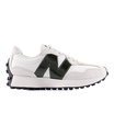 New Balance Women's 327 Shoes - White / Dark Green - Shopsportive