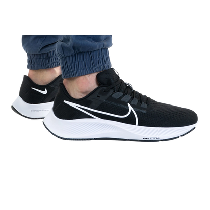 Nike Men's Air Zoom Pegasus 38 Shoes - Black / Anthracite / Volt / White - Shopsportive