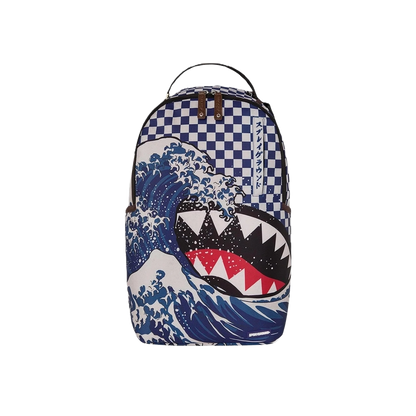 Sprayground Ichimatsu Moyo Backpack - Black / White - Shopsportive