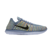 Nike Women's Free Rn Flyknit Shoes - Ocean Fog / Bright Mango / Black - Shopsportive