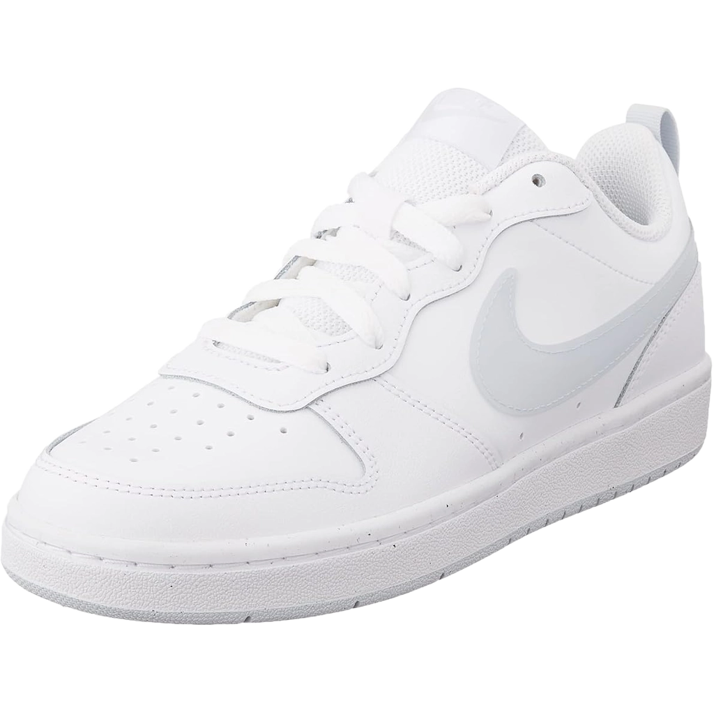 Nike Kids' Court Borough Low 2 Shoes - White / Aura - Shopsportive