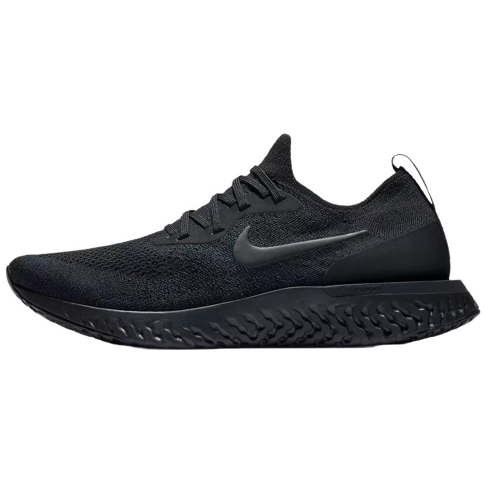 Nike Men's Epic React Flyknit Shoes - Black / Black / Black - Shopsportive