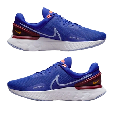 Nike Men's React Miler 3 Shoes - Concord / Dark Beetroot - Shopsportive