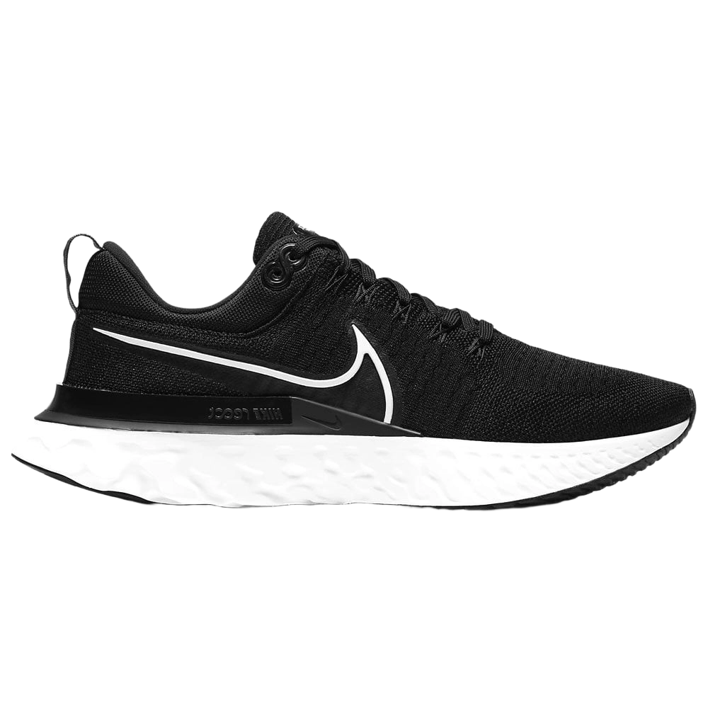 Nike Men's React Infinity Run Flyknit 2 Shoes - Black / White / Iron Grey - Shopsportive