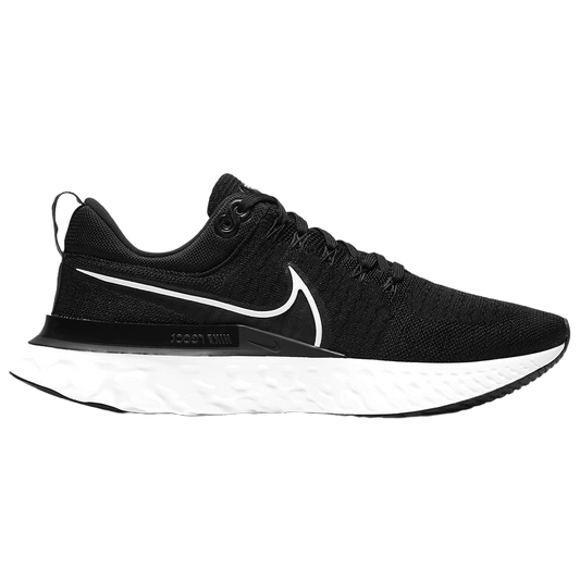 Nike Men's React Infinity Run Flyknit 2 Shoes - Black / White / Iron Grey - Shopsportive