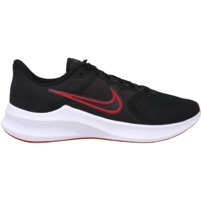 Nike Men's Downshifter 11 Shoes - Black / University Red / White / Dark Smoke Grey - Shopsportive