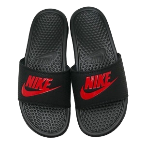 Nike Men's Benassi Jdi Shoes - Black / Challenge Red - Shopsportive