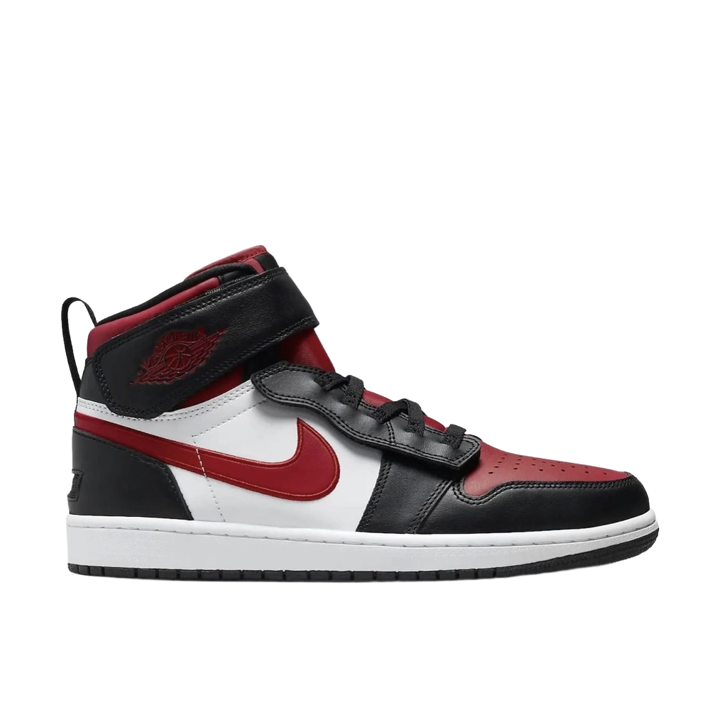 Nike Men's Jordan 1 High Flyease Shoes - Black / White / Fire Red - Shopsportive