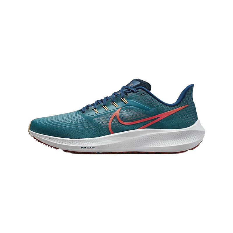Nike Men's Air Zoom Pegasus 39 Shoes - Bright Spruce / Valerian Blue / Cerulean / Light Crimson - Shopsportive
