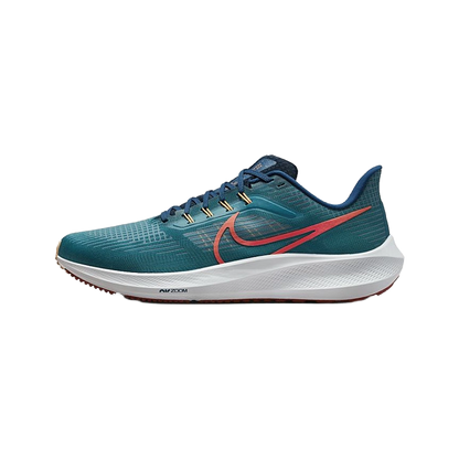 Nike Men's Air Zoom Pegasus 39 Shoes - Bright Spruce / Valerian Blue / Cerulean / Light Crimson - Shopsportive