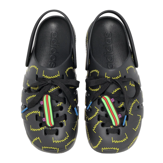 Adidas Men's Adilette Clog The Simpsons Bart Simpson Shoes - Core Black / Yellow - Shopsportive