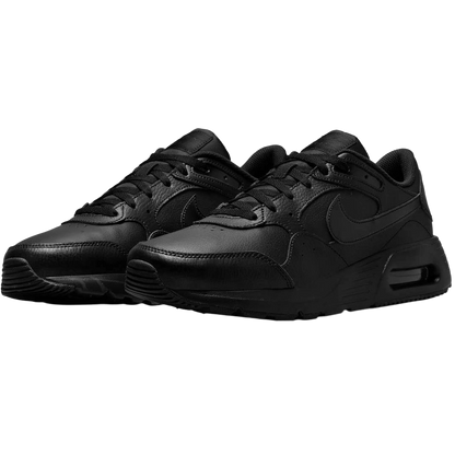 Nike Men's Air Max Sc Leather Shoes - Black / Black / Black - Shopsportive