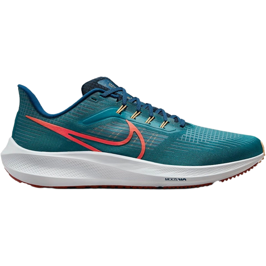 Nike Men's Air Zoom Pegasus 39 Shoes - Bright Spruce / Valerian Blue / Cerulean / Light Crimson - Shopsportive