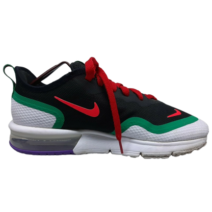 Nike Men's Air Max Sequent 4.5 Shoes - Black / Kinetic Green - Shopsportive