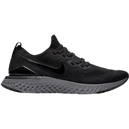 Nike Men's Epic React Flyknit 2 Shoes - Black / Anthracite / White / Gunsmoke - Shopsportive