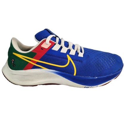 Nike Men's Air Zoom Pegasus 38 Jm Jordan Moss Shoes - Moss / Royal / Gold / Green / Red - Shopsportive