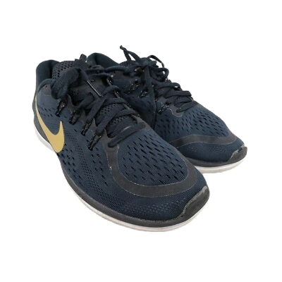 Nike Men's Flex 2017 Rn Shoes - Black / Metallic Gold / White - Shopsportive
