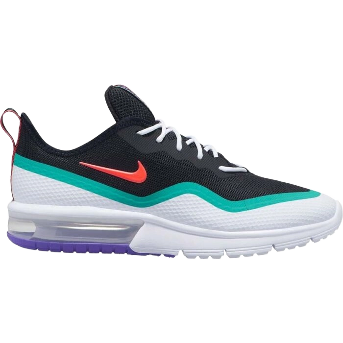 Nike Men's Air Max Sequent 4.5 Shoes - Black / Kinetic Green - Shopsportive