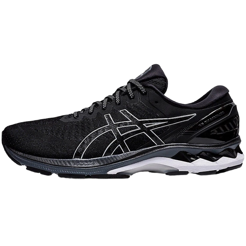 Asics Men's Gel Kayano 27 2e Wide Shoes - Black / Silver - Shopsportive