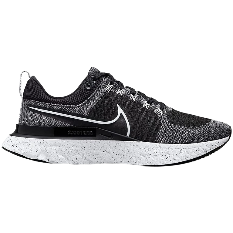 Nike Men's React Infinity Run Flyknit 2 Shoes - White / Black - Shopsportive