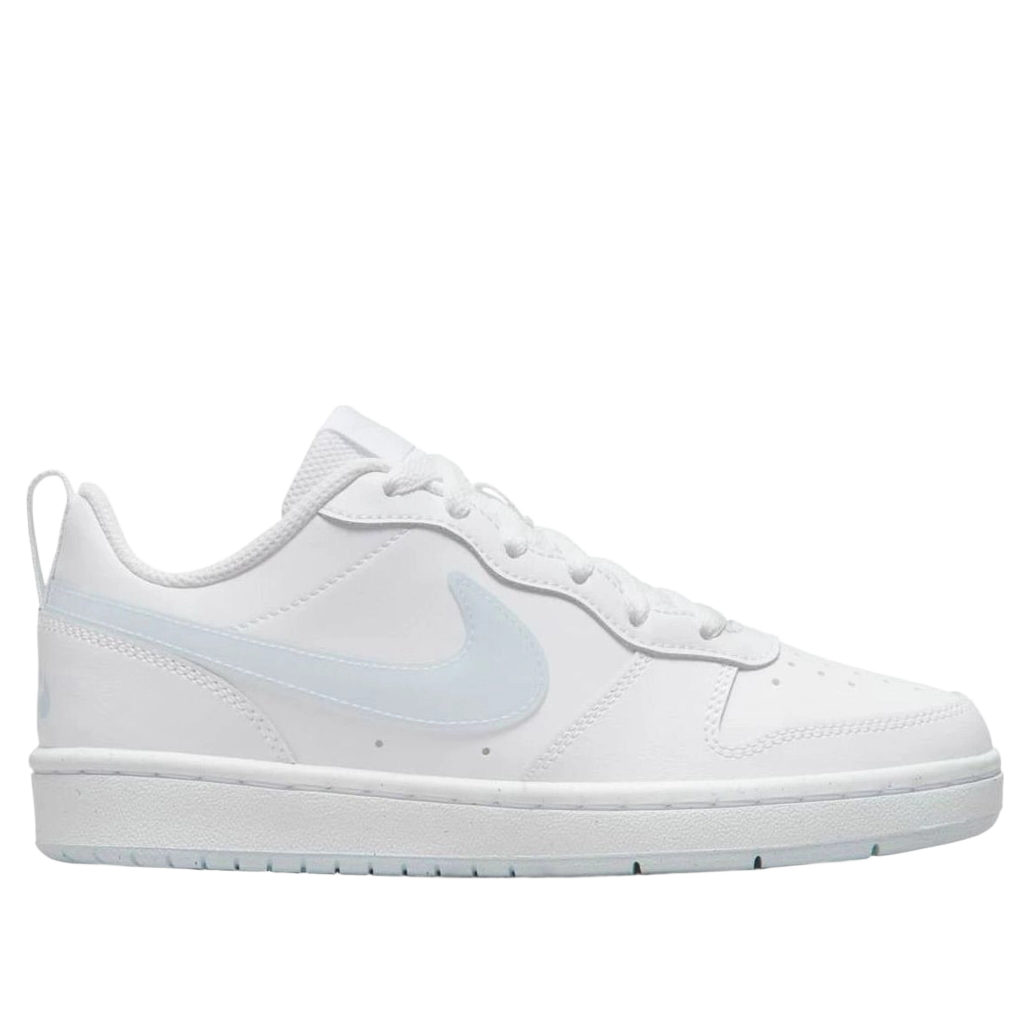 Nike Kids' Court Borough Low 2 Shoes - White / Aura - Shopsportive