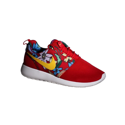 Nike Women's Roshe One Print 'Aloha Pack' Shoes - University Red / Tour Yellow / Sail - Shopsportive