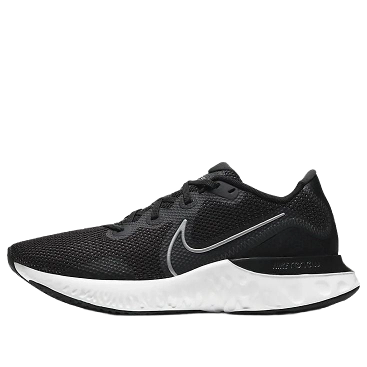 Nike Men's Renew Run Shoes - Black / Metallic Silver / White / Dark Smoke Grey / Particle Grey - Shopsportive