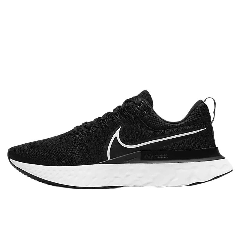 Nike Men's React Infinity Run Flyknit 2 Shoes - Black / White / Iron Grey - Shopsportive