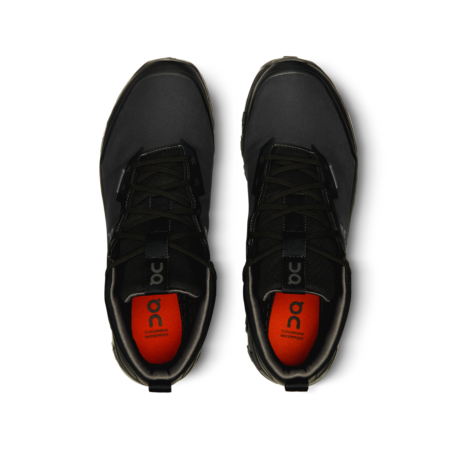 On Running Men's Cloudroam Waterproof Shoes - Black / Eclipse