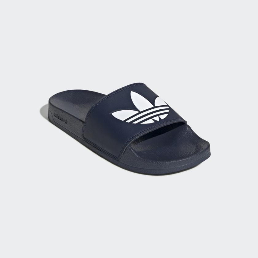 Adidas Adilette Lite Slides - Collegiate Navy / Cloud White Sportive