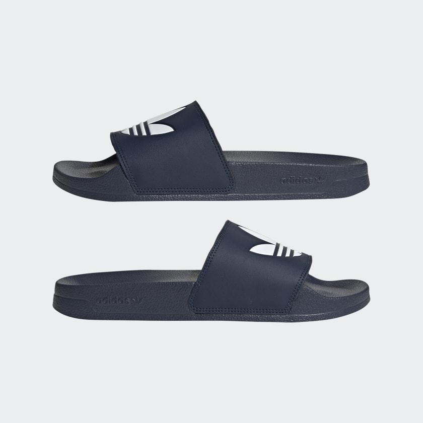 Adidas Adilette Lite Slides - Collegiate Navy / Cloud White Sportive