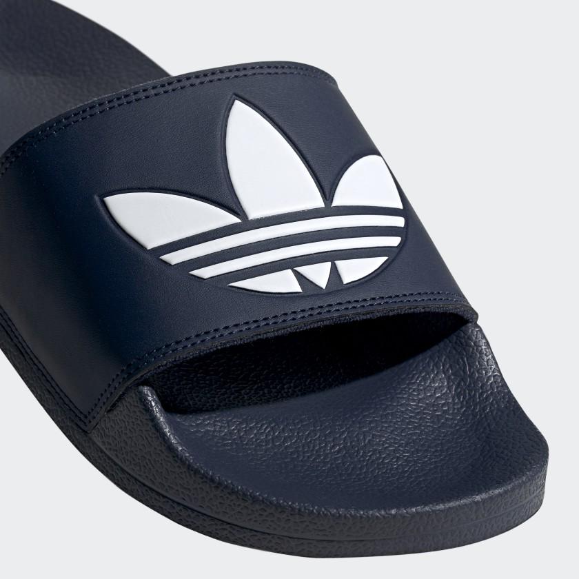 Adidas Adilette Lite Slides - Collegiate Navy / Cloud White Sportive