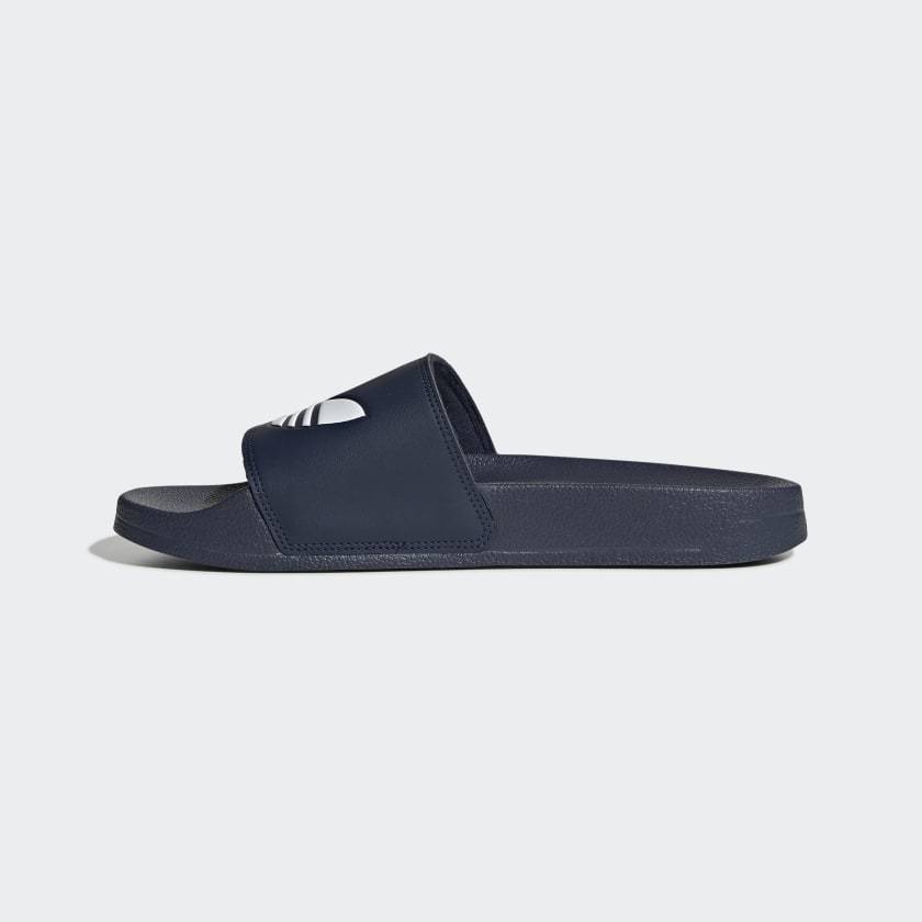 Adidas Adilette Lite Slides - Collegiate Navy / Cloud White Sportive