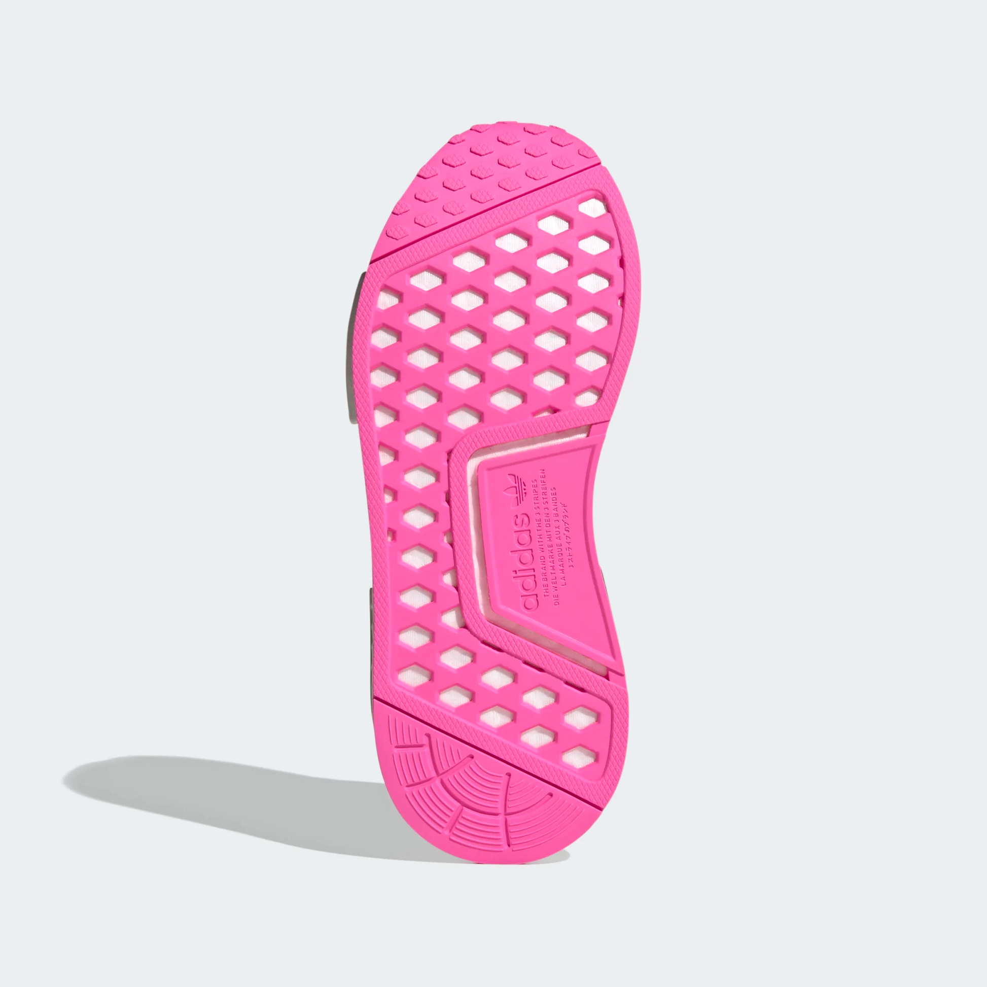 Adidas Kids' NMD R1 Shoes - Cloud White / Screaming Pink Sportive Adidas Kids' NMD R1 Shoes - Cloud White / Screaming Pink Sportive