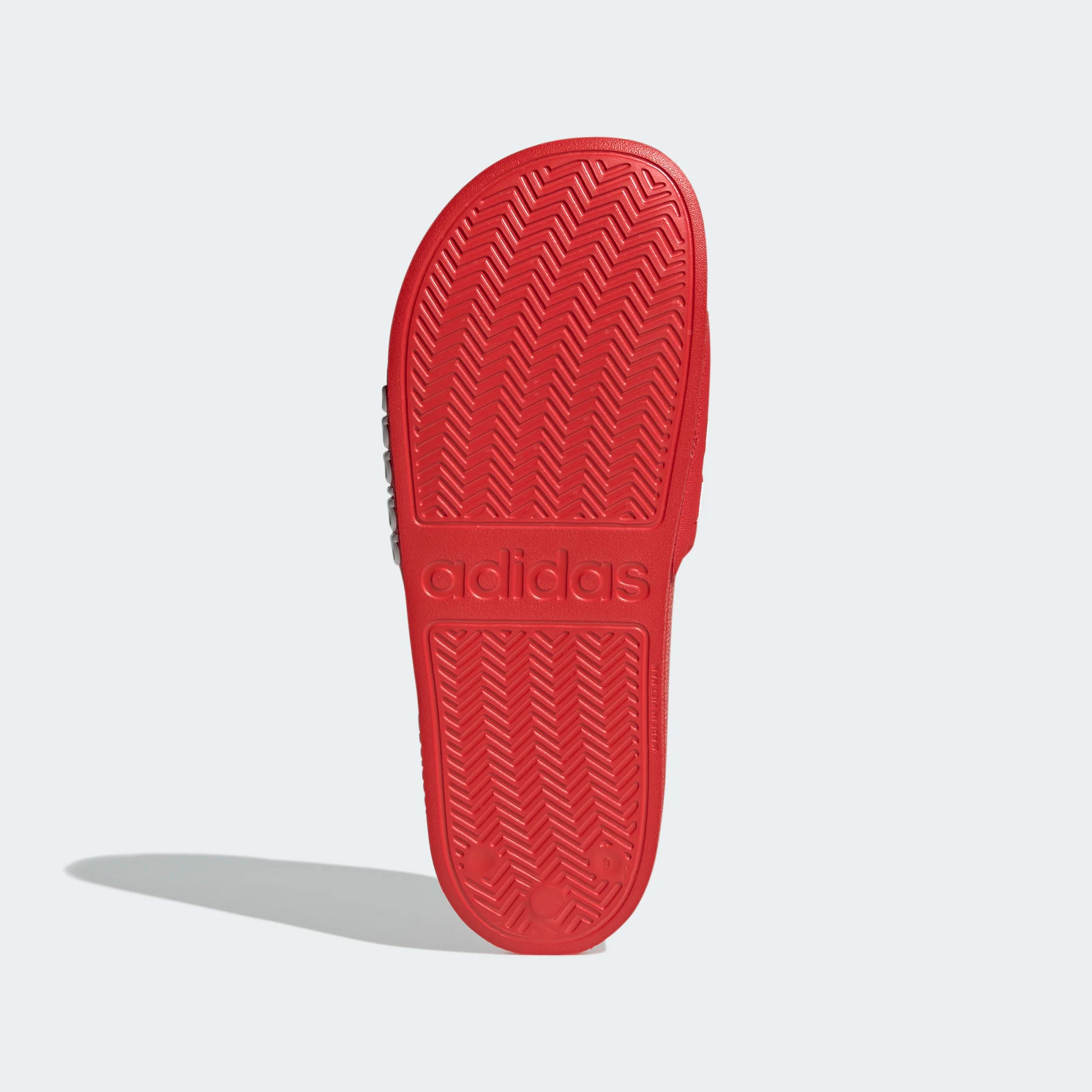 Adidas Men's Adilette Shower Slides - Vivid Red / Cloud White Sportive