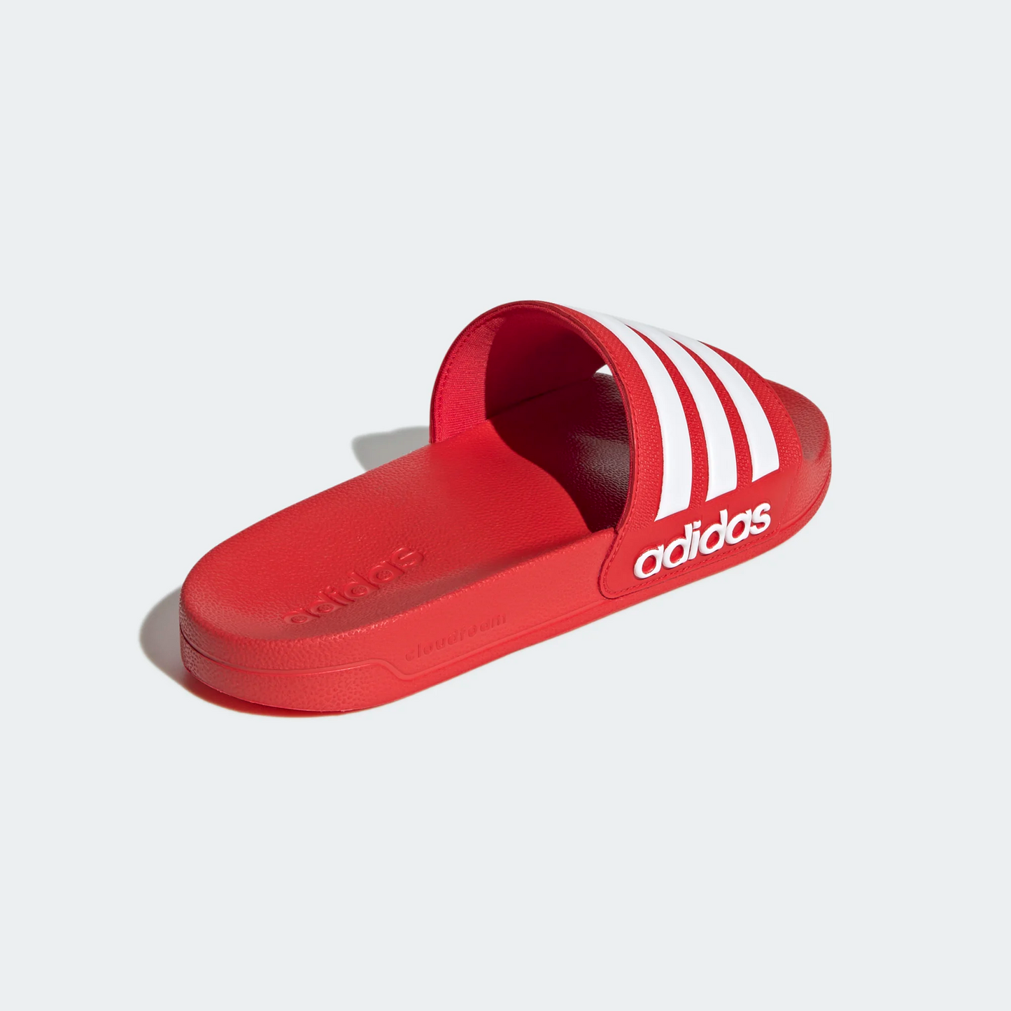 Adidas Men's Adilette Shower Slides - Vivid Red / Cloud White Sportive