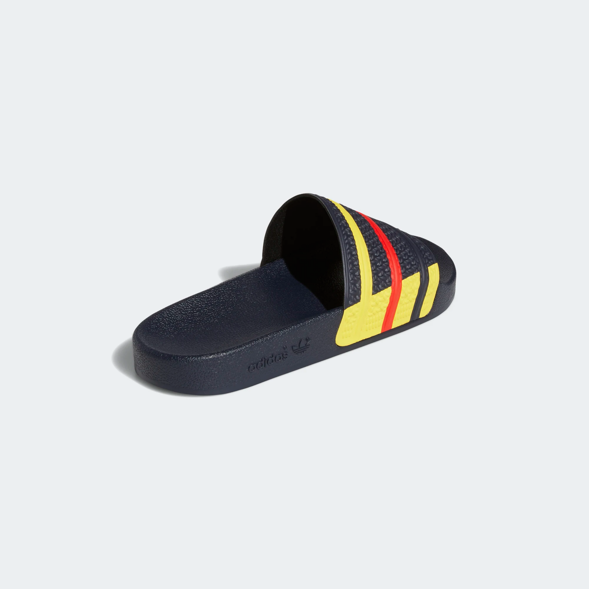 Adidas Men's Adilette Slides - Legend Ink / Red / Yellow Sportive