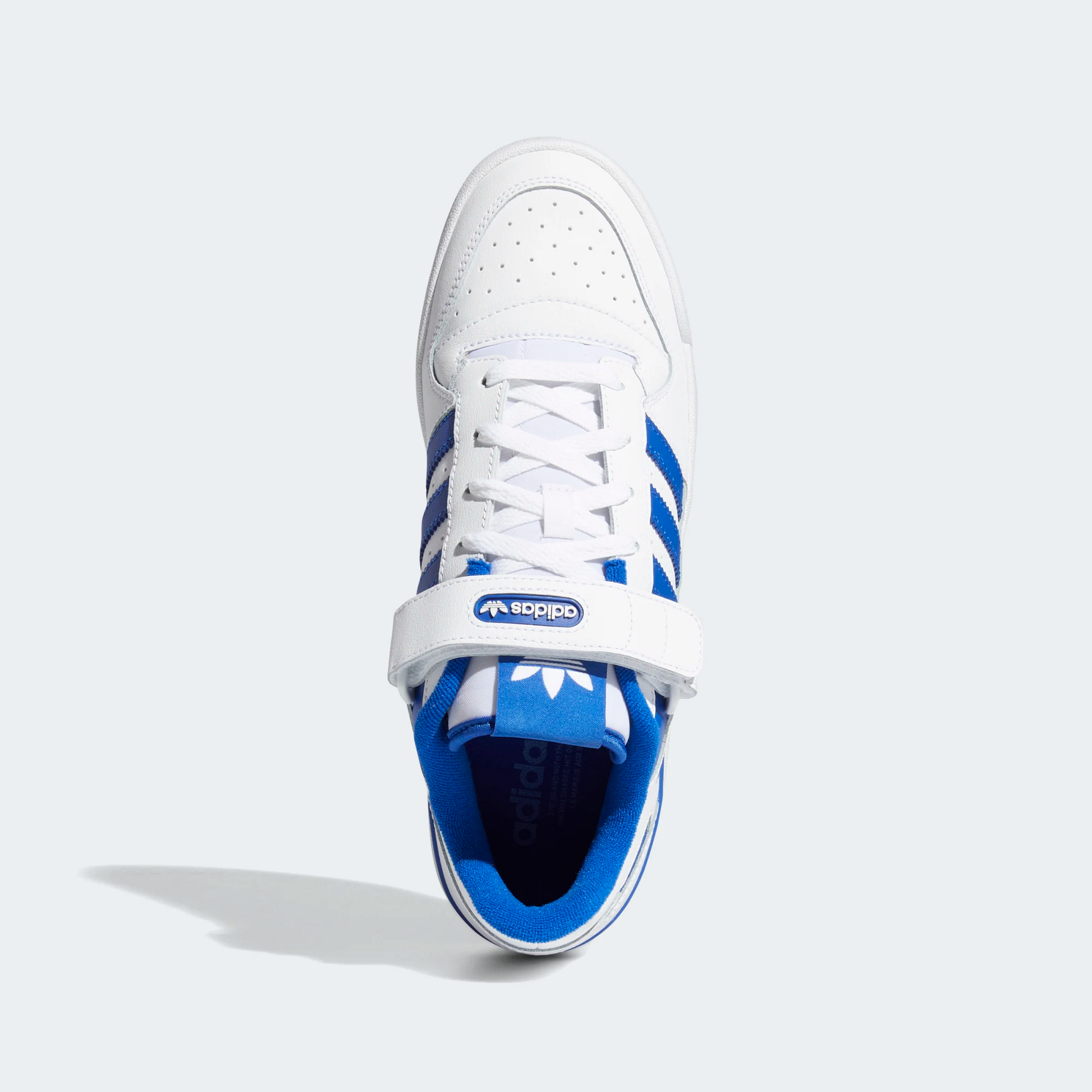 Adidas Men's Forum Low Shoes - Cloud White / Cloud White / Royal Blue Sportive