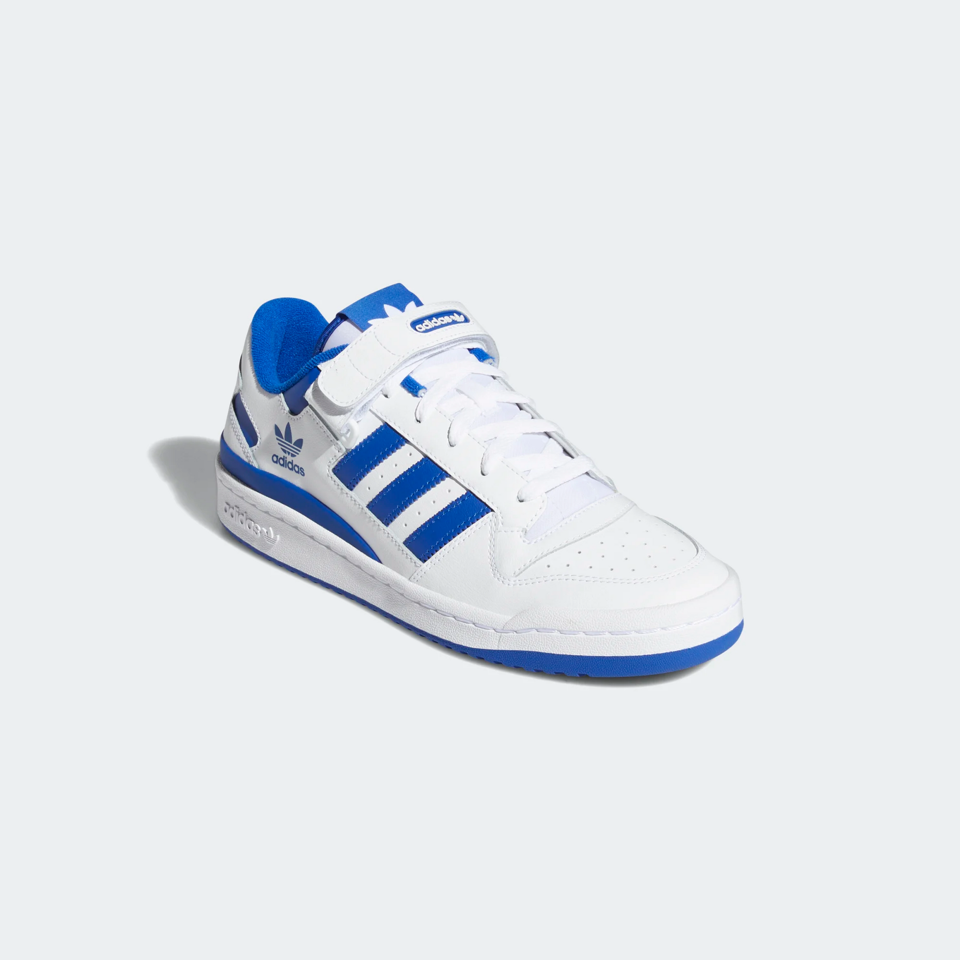 Adidas Men's Forum Low Shoes - Cloud White / Cloud White / Royal Blue Sportive