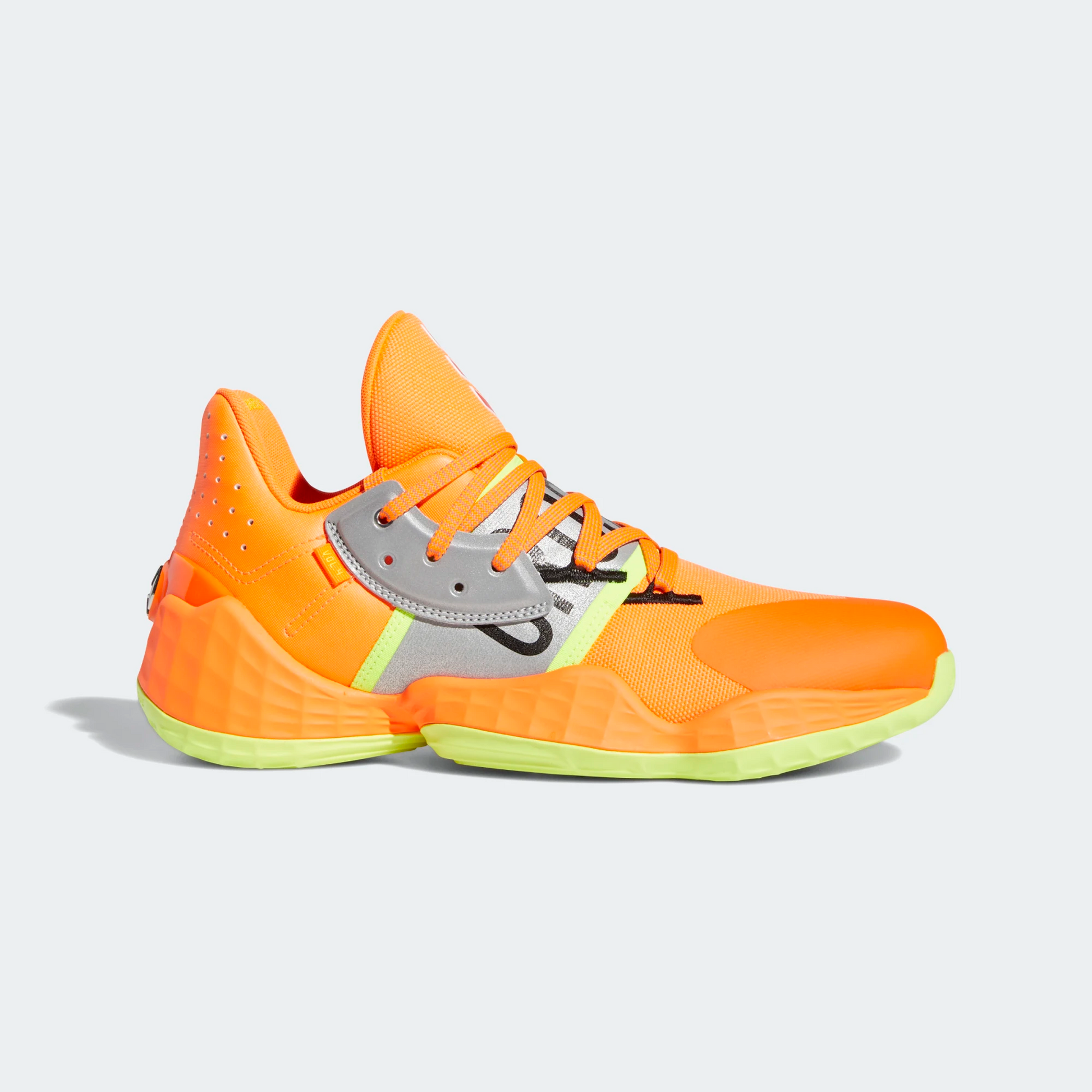 Adidas Men s Harden Vol. 4 Playoffs Shoes Solar Orange Silver Meta Sportive